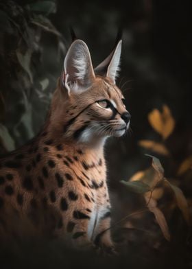 Stunning serval