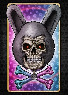 Easter Bunny Skull