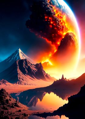 Planetary Volcano