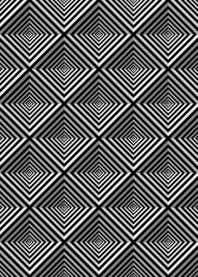 Flat 3D Seamless Illusion
