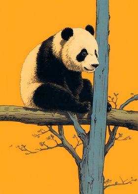 Risograph Panda