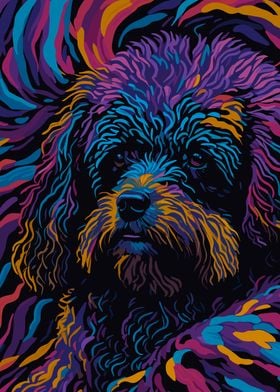 Anstract Poodle art
