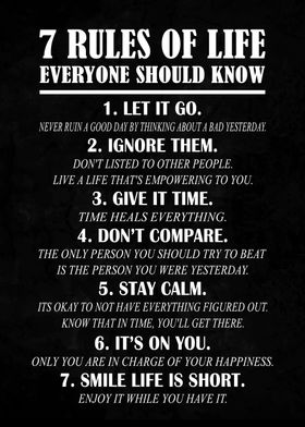 7 Rules of Life