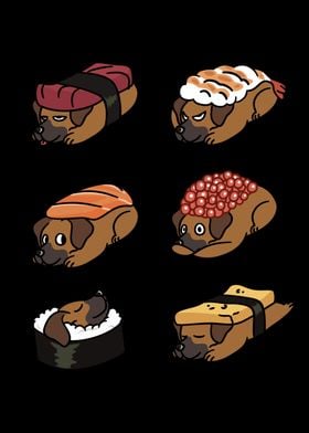 Rhodesian Ridgeback Sushi