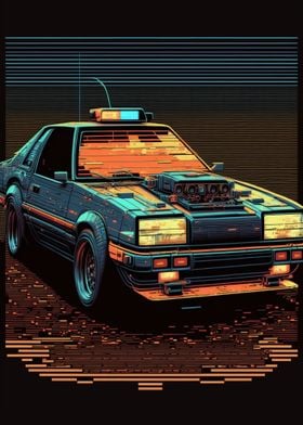 The Cool Pixel Car