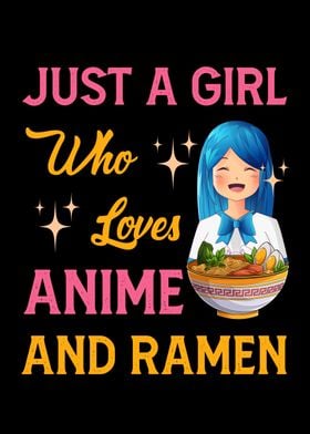 Girl Loves Anime And Ramen