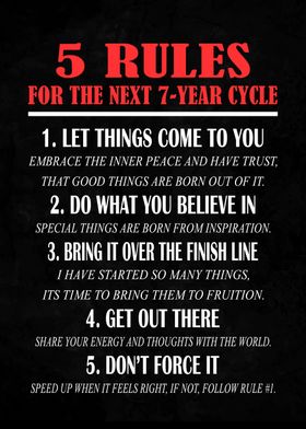 5 Rules For Next 7 Year