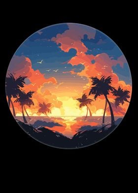 Palm Sunset