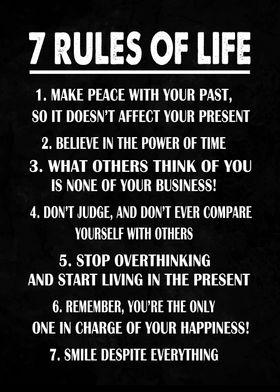 7 Rules of Life 