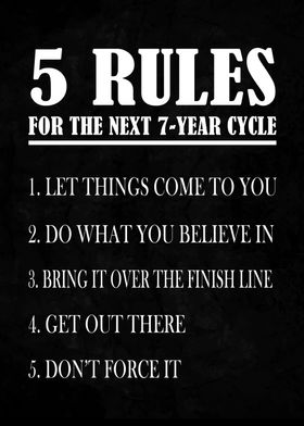 5 Rules For Next 7 Year