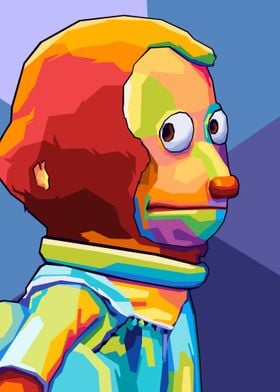 Monkey Puppet Meme Pop Art