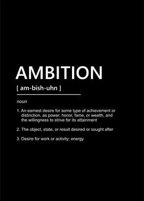 ambition word