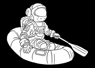 Rafting Rafter Astronaut