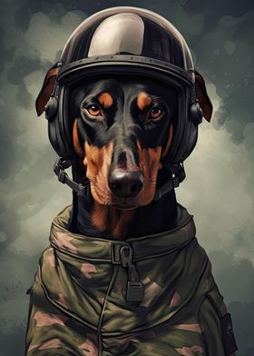 Doberman Soldier