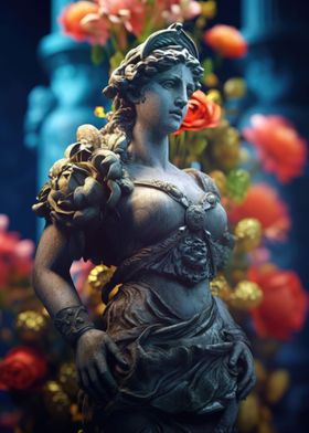 Aphrodite In Flowers