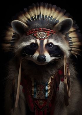 Aztec Raccoon