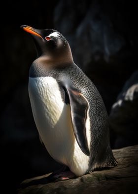 Waddling penguin