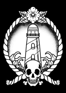 Lighthouse Skull