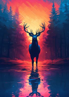 Deer In Forest