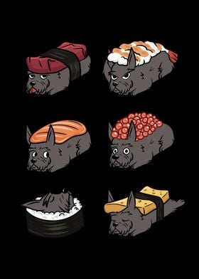 Scottish Terrier Sushi