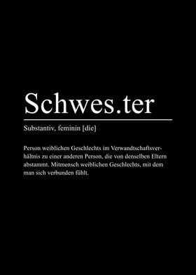 Schwester Meaning