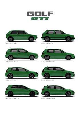 Golf GTI Generations Green