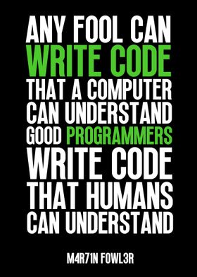 Good Programmers