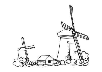 Kinderdijk Windmills