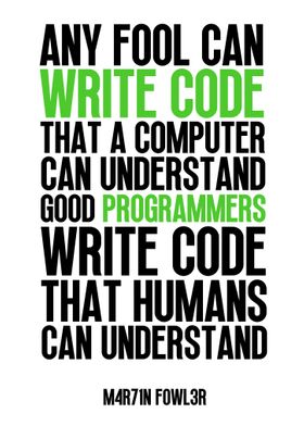 Good Programmers