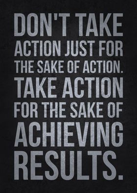 Take Action For Results