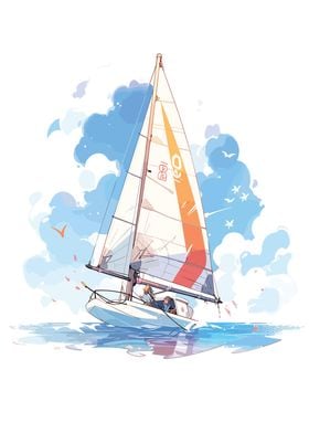 Sailing Sailing Sailboat