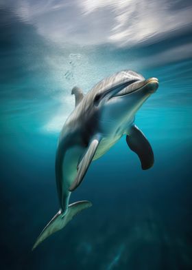 Acrobatic dolphin