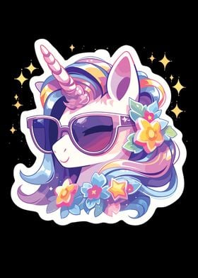 Rosa Unicorn Sunglasses