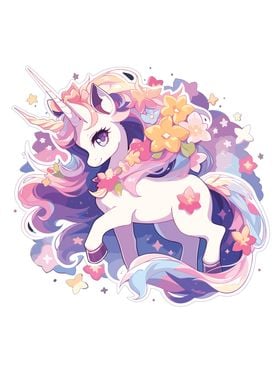 Flowers Unicorn Unicorn