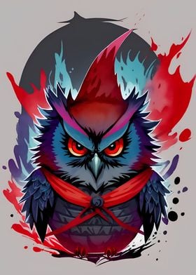 Evil ninja owl