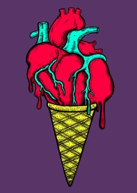 Ice Cream Heart 