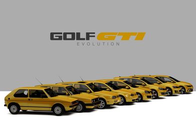 Golf GTI Evolution Yellow