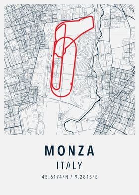 monza simple map