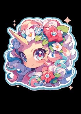 Flowers Unicorn Unicorn