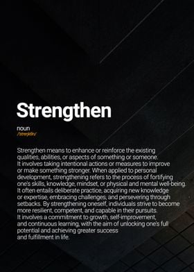 Strengthen