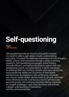 Self questioning