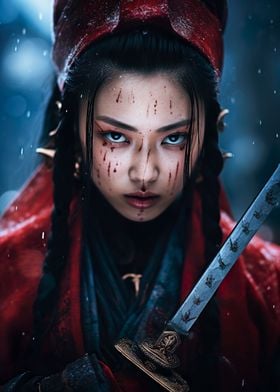 Geisha Samurai Warrior 