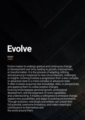 Evolve