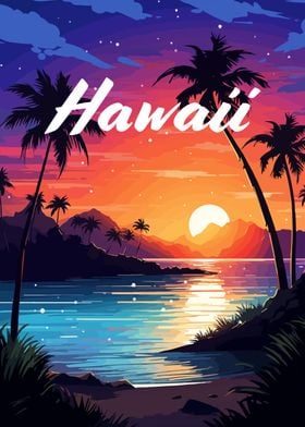 Hawaii Tropical Sunset