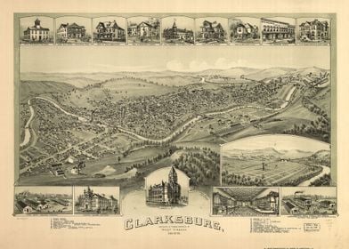 Clarksburg WV 1898