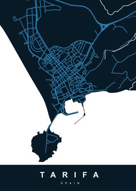 MAP TARIFA SPAIN