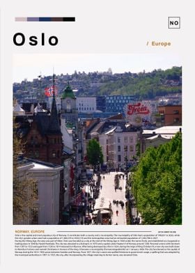 Oslo Landscape Poster