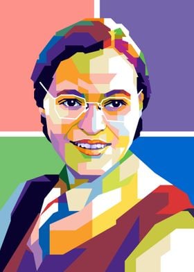 Rosa Parks Pop Art