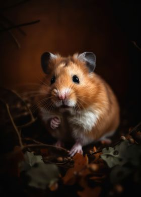 Gentle hamster