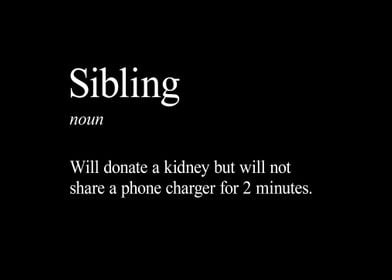 Define Sibling